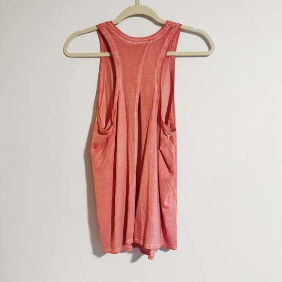 Lululemon - Coral Acid Wash All Tied Up Tank - Picture 4 of 9